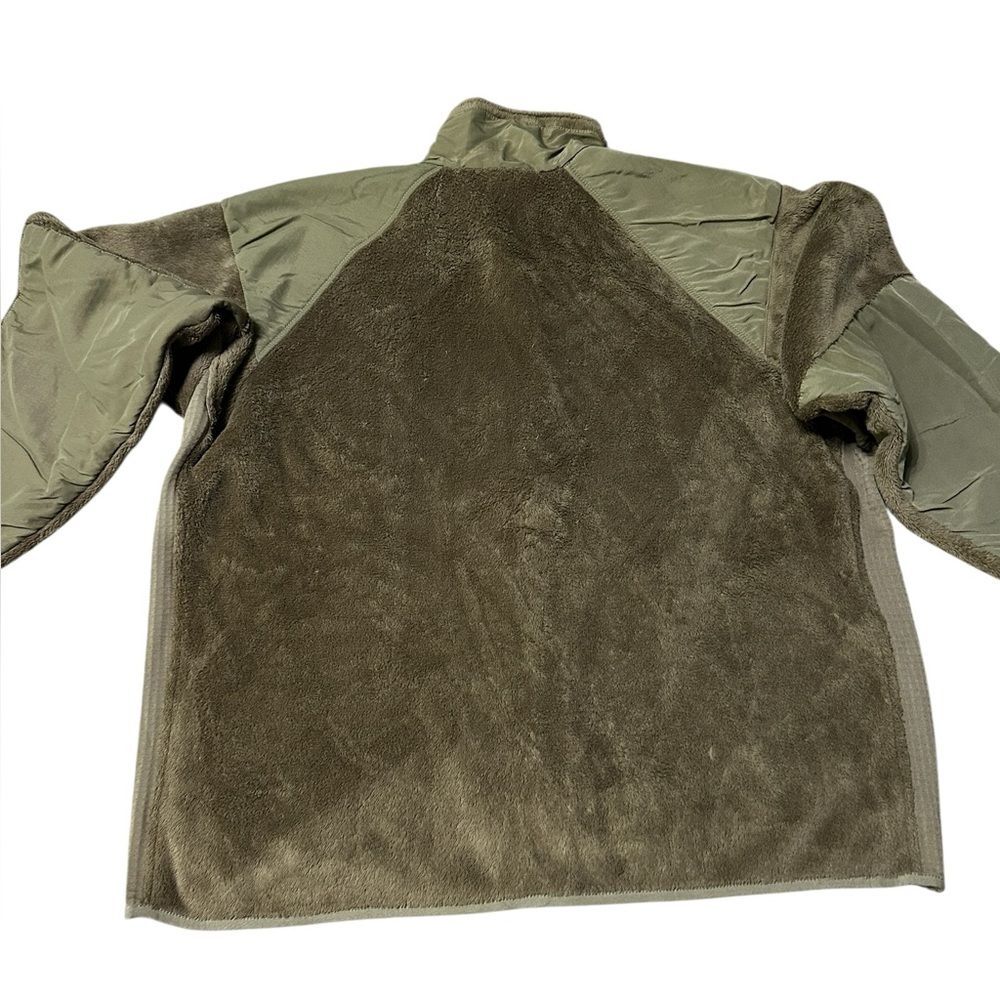 US Army Issue Gen III Cold Weather Full Zip Fleece Size XL Green - Picture 2 of 8